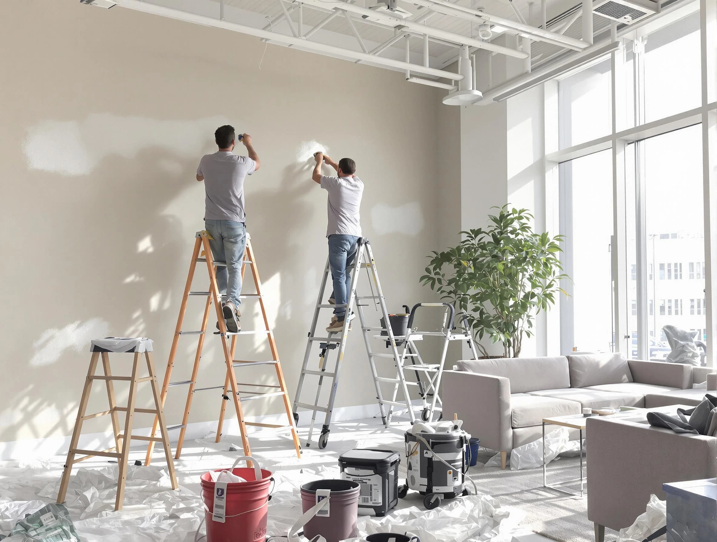 Middleburg Heights House Painters delivering commercial painting services in Middleburg Heights, OH